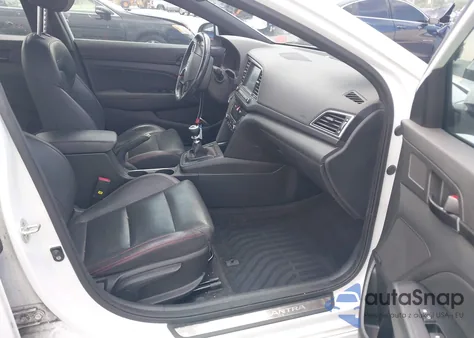 2018 Hyundai Elantra Sport из США, поврежденный, VIN KMHD04LB0JU483016